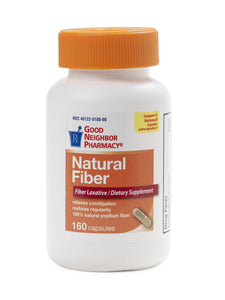 Laxative, Psyllium Fiber Cap, 160/Btl