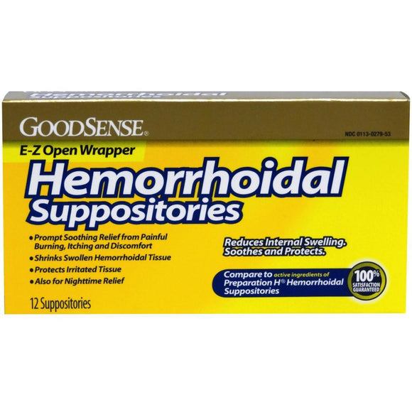 Hemorrhoidal Suppository  24/Bx