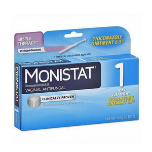 Ointment: Monistat 1-Day Treatment Vaginal Ointment, 4.6 G 12/Cs