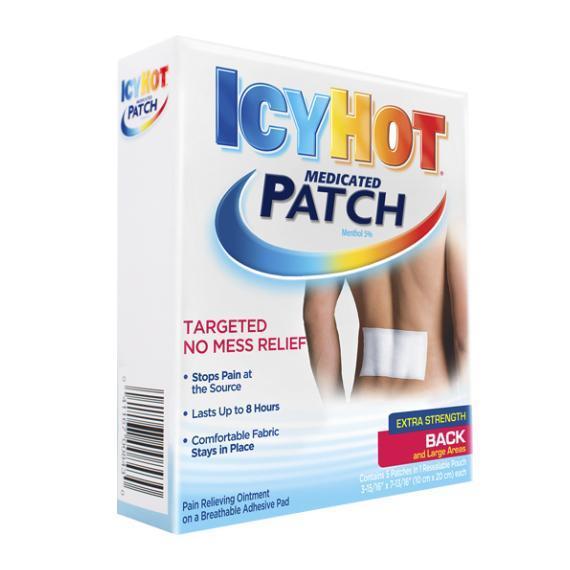 Icy Hot Menthol 5% Back Patch 5/Bx