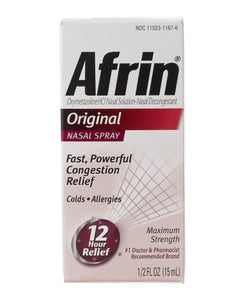 Afrin Original Nasal Spray 15Ml Ea.