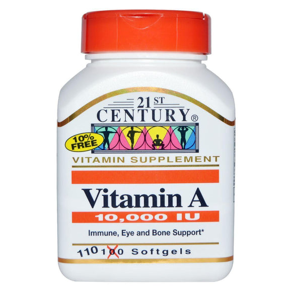 Vitamin A 10, 000 Iu Softgels, 110/Btl