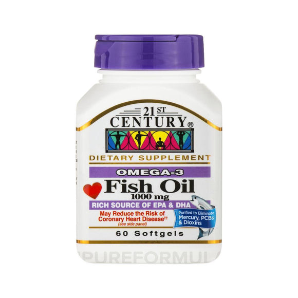 Omega 3 Fish Oil 1000Mg  60/Btl