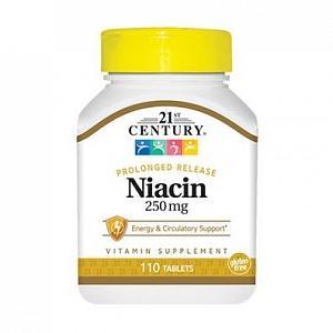 Niacin Tr 250Mg Tab 110/Btl