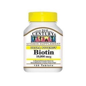 Biotin 10,000Mcg  120Btl  Ea.