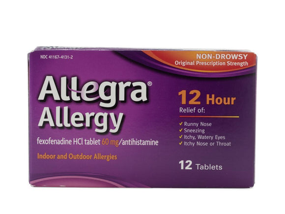 Allegra Allergy 60Mg 12Hr Tab  12/Bx