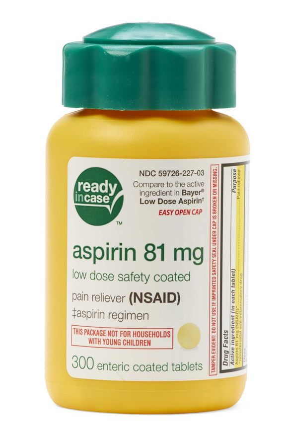 Aspirin 81Mg Tab 300/Btl