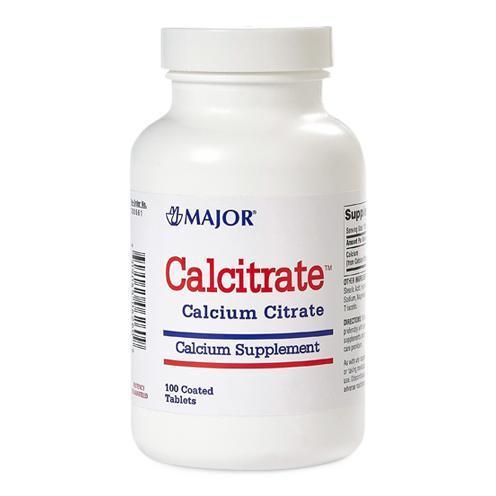 Calcium Citrate 200Mg Tab 100/Btl