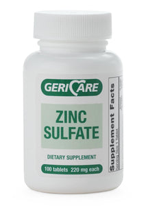 Zinc Sulphate Tabs 50Mg 100/Btl