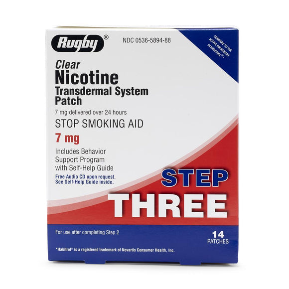 Nicotine Patch, 7Mg, 14/Bx