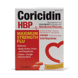 Coricidin Cold And Flu Hbp M/S Tab 20/Bx