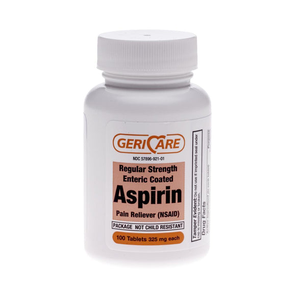 Aspirin Enteric 325Mg 100/Btl