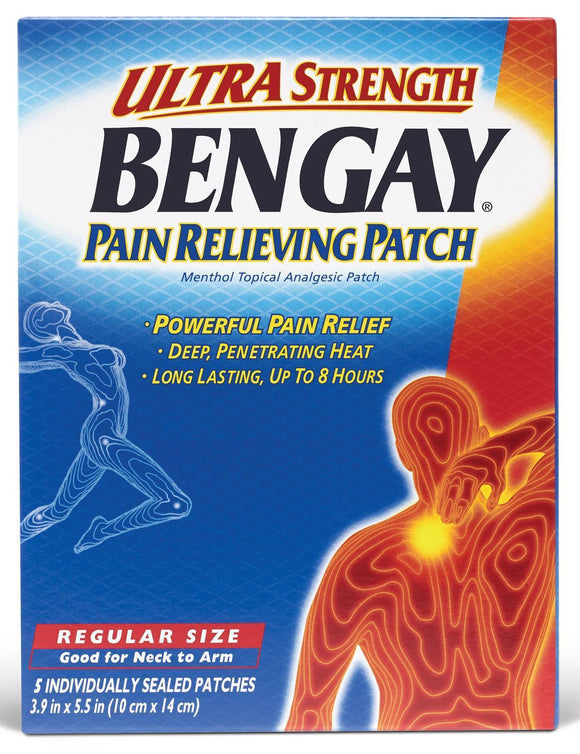 Pain Relief Ben Gay Ult Patch  5/Bx