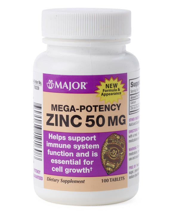 Zinc Gluconate 50Mg Tab  100/Btl