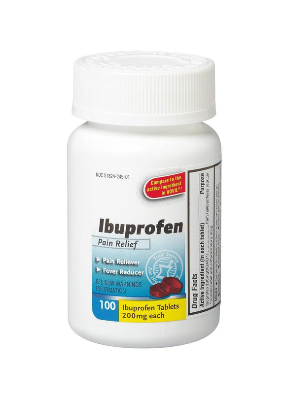 Ibuprofen Tabs 200Mg 100/Btl