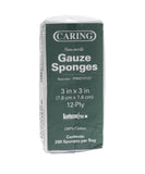Gauze Sponge 3X3 12Ply Ns Lf  200/Pk