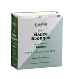 Gauze, Sponge, 4X4, 12Ply, Sterile, Lf 1200/Cs