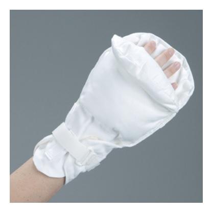 Quick-Check Padded Cotton Mittens With Hook-And-Loop Wrist Closure..