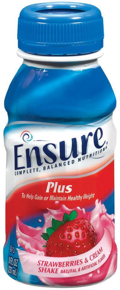 Ensure Plus, Strawberry, 8Oz Btl  24/Cs