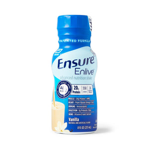 Ensure Enlive Protein Shake, Vanilla, 8 oz. Bottle 24/cs