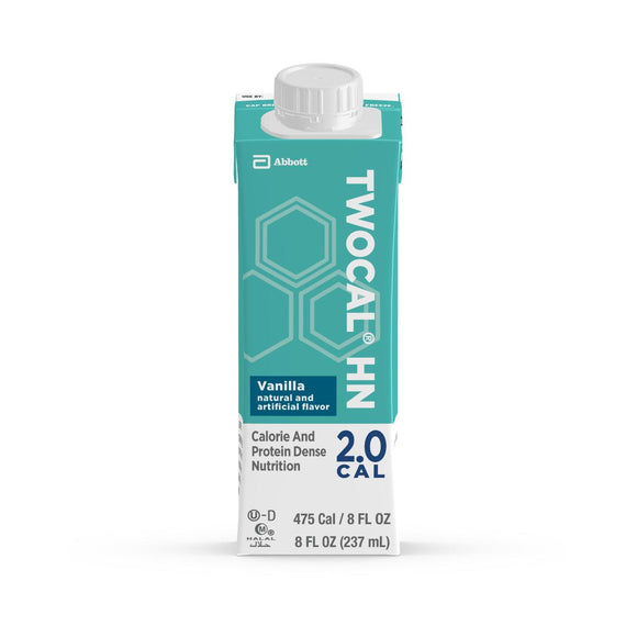 TwoCal HN Vanilla 8oz Carton 24/cs