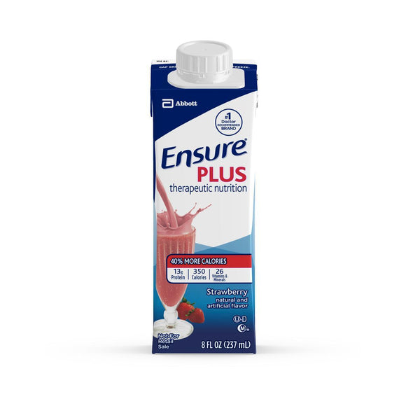 Ensure Plus, Strawberry, 8Oz Carton 24/Cs