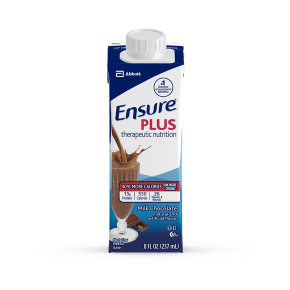 Ensure Plus, Chocolate, 8Oz Carton, 24/Cs