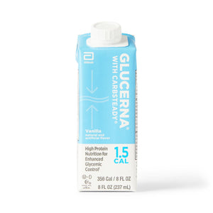 Glucerna 1.5 Vanilla, 8Oz Carton 24/Cs