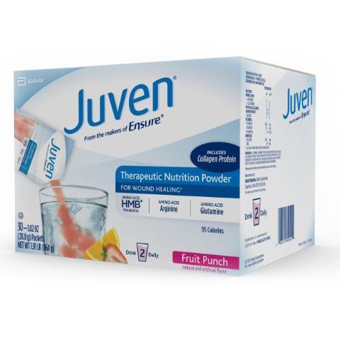 Juven Powder Nutritional Supplement, Fruit Punch, 28.8 G 30/Cs