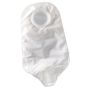 Urostomy Pouches: Sur-Fit Natura 2Pc Urostomy Pouch, W / Accuseal Adapter, 1-3/4" Flange, 10" Length, Transparent  10/Bx