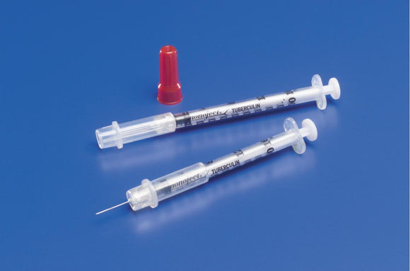 Syringe, Safety, Tb, 1Ml, 25Gx5/8  Ea.