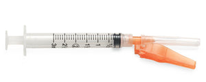 Safety Syringe 3Ml 25Gx5/8  100/Bx