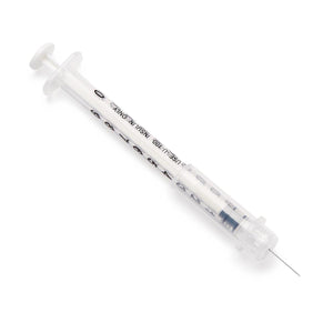 Syr W/Ndl, Safety, Insulin, 1Ml 29Gx0.5"  100/Bx