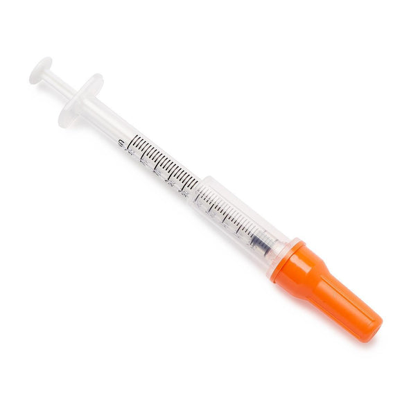 Syringe 1/2Cc  29Gx1/2 Insulin Safety  500/Cs