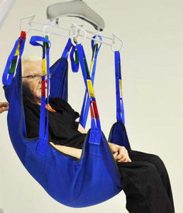 Long Seat Sling, Size XL, 1, 000 lb. Weight Capacity, Blue Ea.