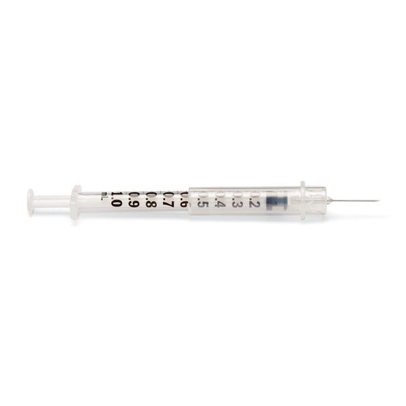 Tb 1Ml Syringe 25Gx 5/8 Safety 100/Bx