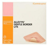 Dressings: Allevyn Gentle Border Adhesive Dressing, 5" X 5" 10/Bx