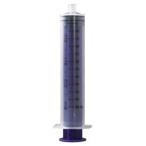 Enfit-Tip Flat-Top Feed And Flush Enteral Syringe, Non-sterile, 60 Ml  180/Cs