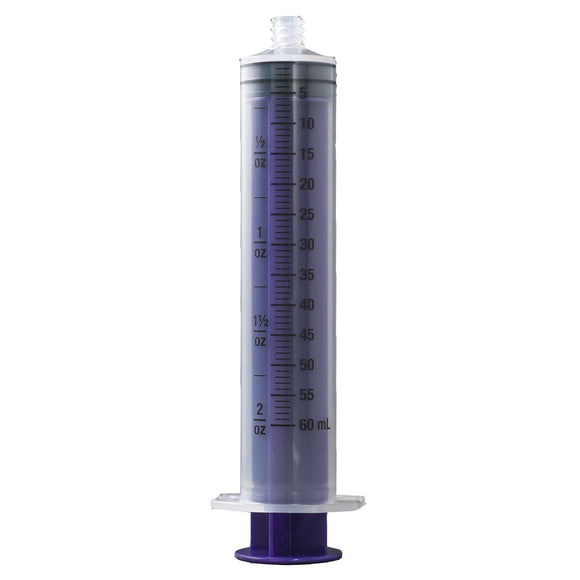Enfit-Tip Flat-Top Feed And Flush Enteral Syringe, Non-sterile, 60 Ml  180/Cs