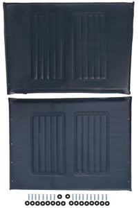 Extra-Wide Wheelchair Upholstery Kit For 24"-Wide Chair, Navy Ea.