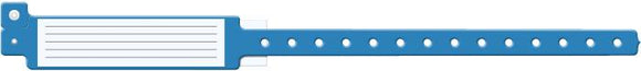 Id Band, Insert, Vinyl Blue  250/Bx