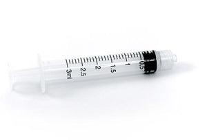 Syringe: Sterile Luer-Lock Syringe, 3 Ml 100/Bx